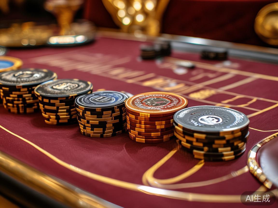 高面值筹码通常面值为几千甚至上万元，专为高端玩家或