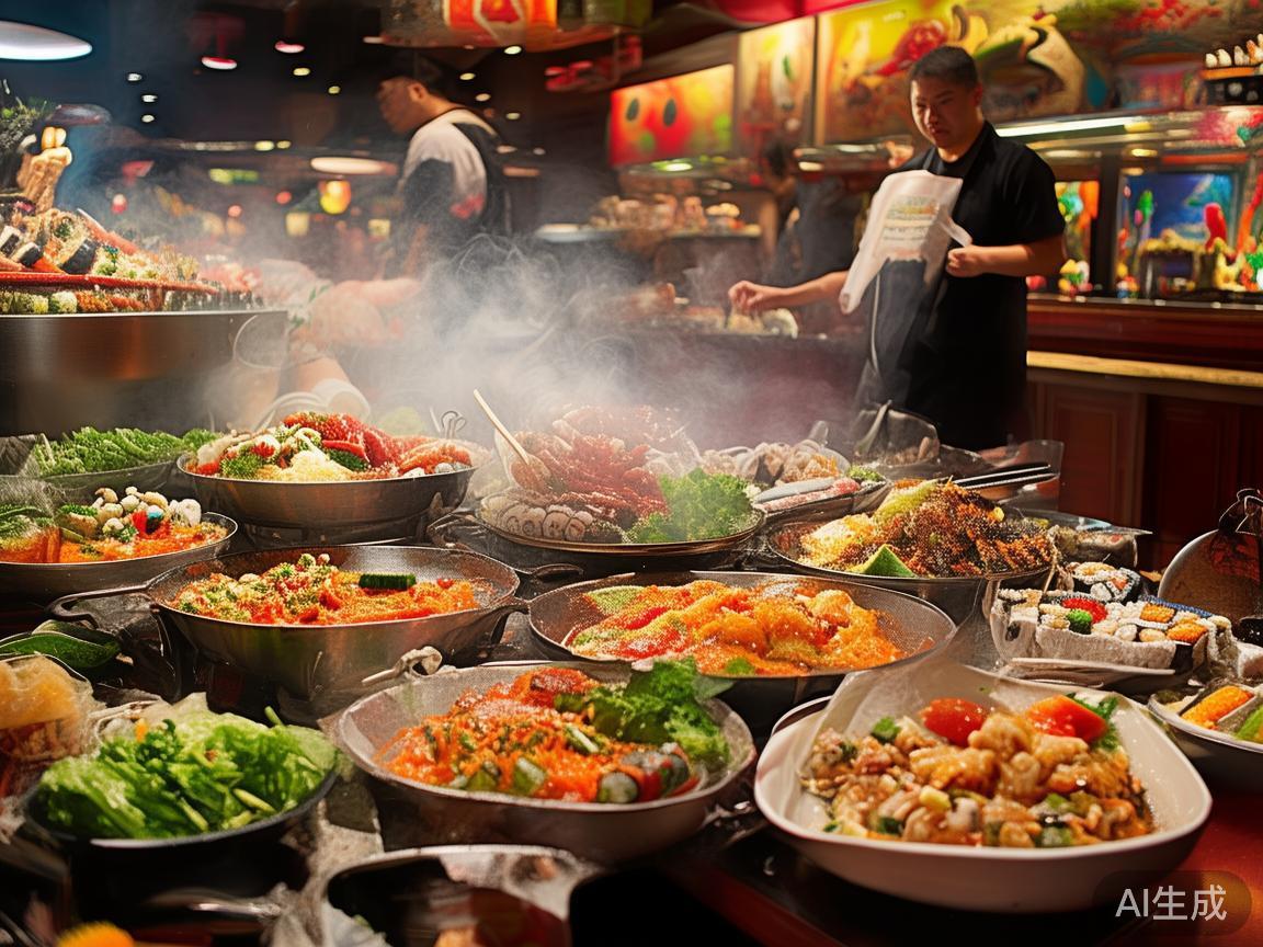 此外，许多赌场餐厅还开设了主题厨艺展演，展示不同国